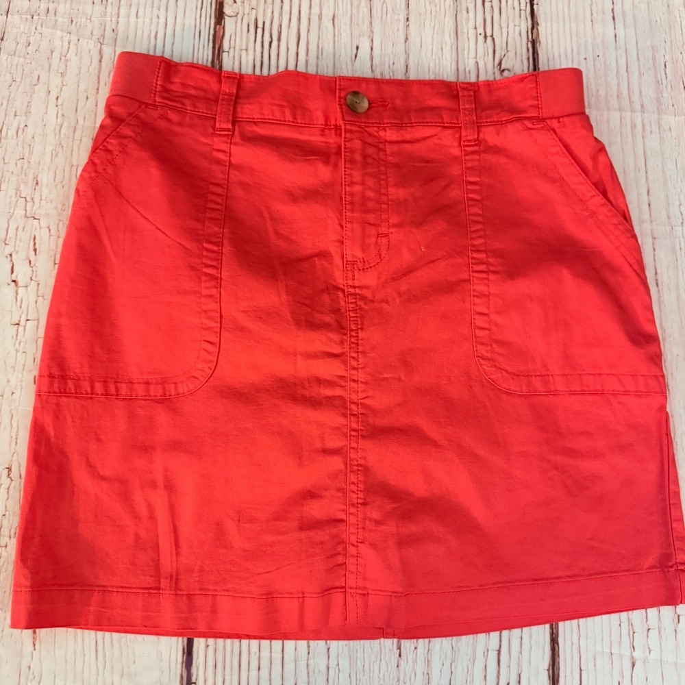 Lee Skort Women's 8 Coral Regular Fit Mid Rise Mini Stretch Gorpcore Activewear - Picture 9 of 9